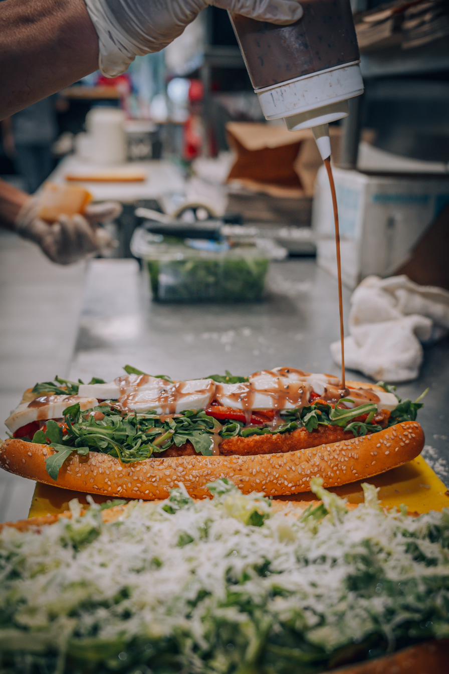 R.P Cutletini chicken hoagie
